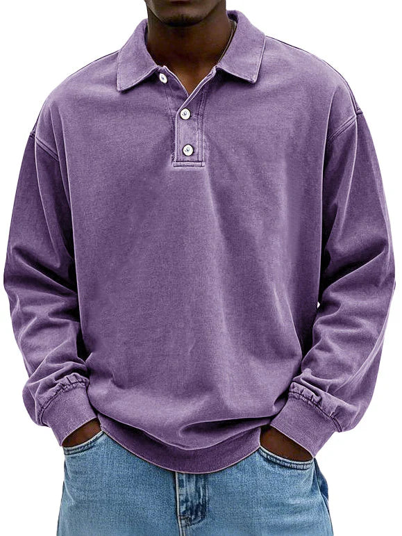 Wilfred - Weicher Polo-Pullover