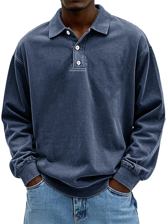 Wilfred - Weicher Polo-Pullover